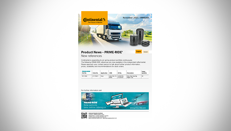 PRIME-RIDE Luftfedern Produktneuheiten 11/23